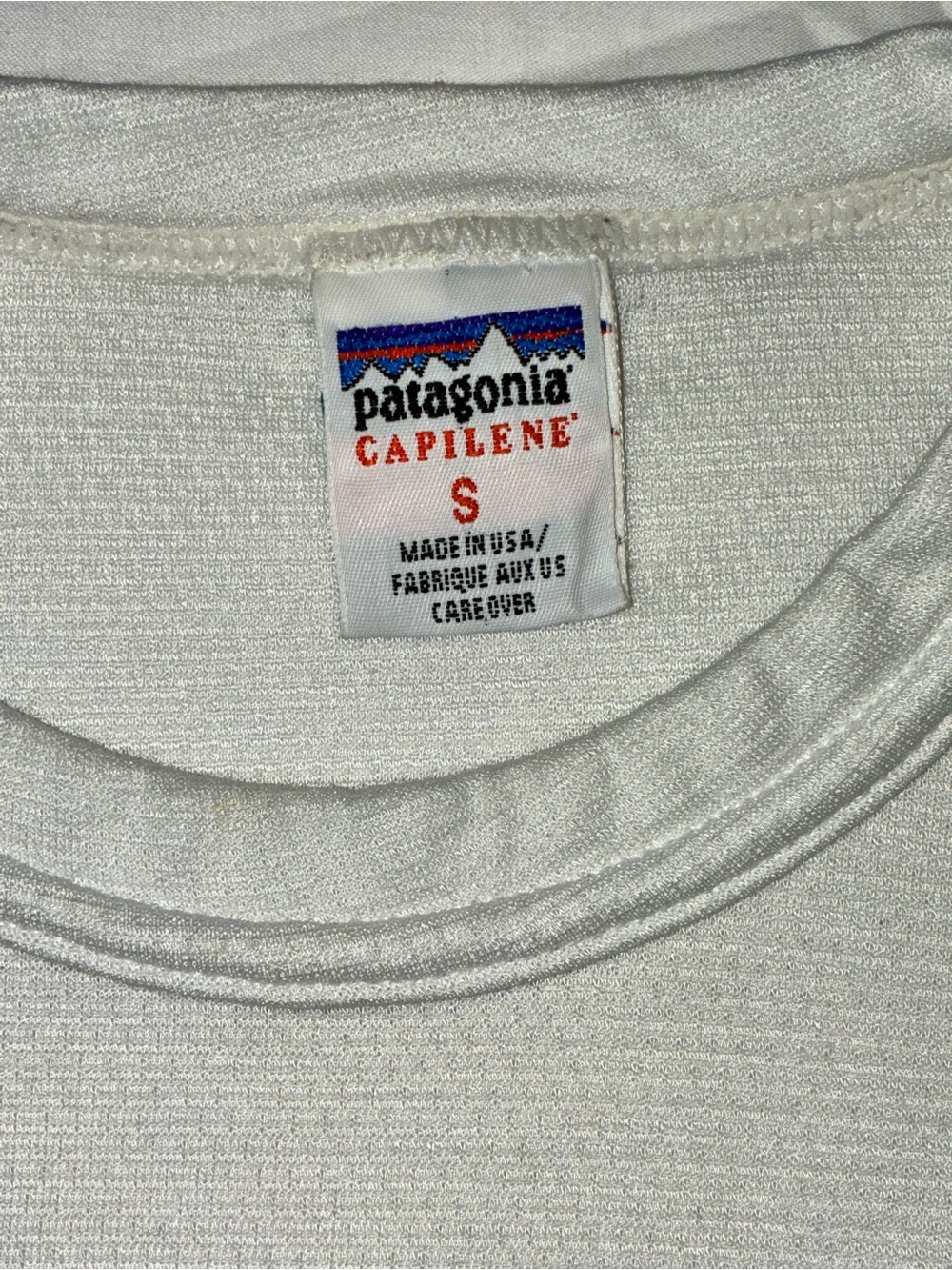 Patagonia Capilene Men's White Crewneck Sweater